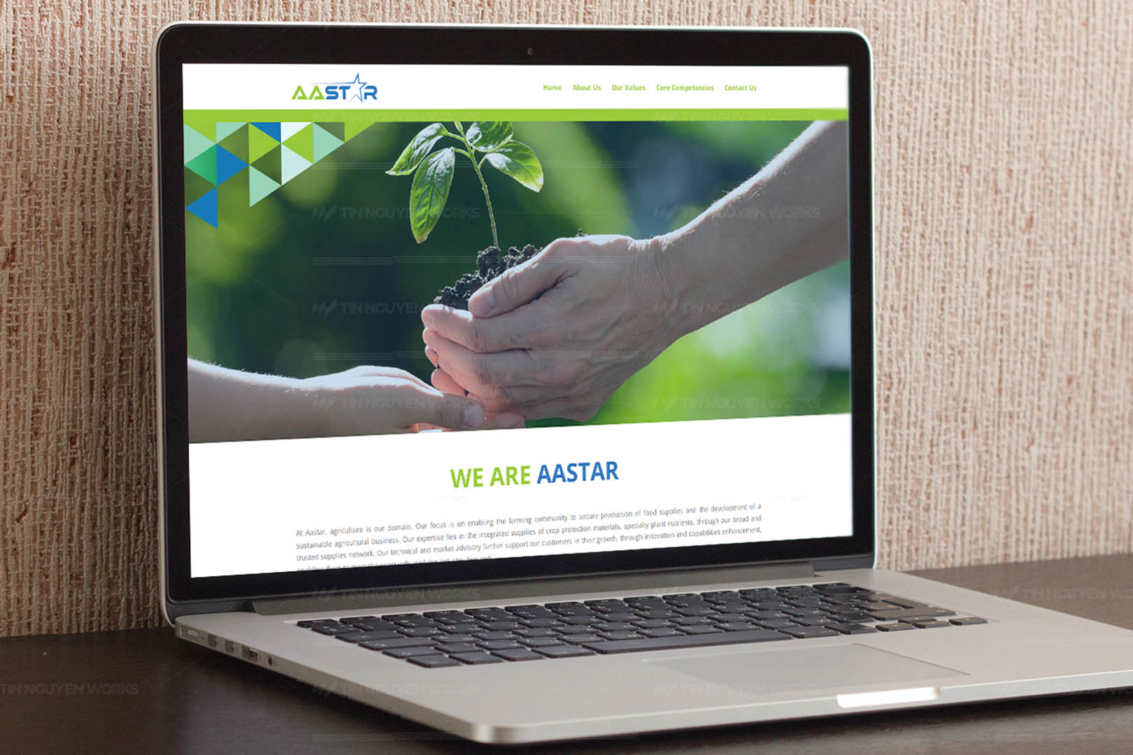 Aastar – Website Giới thiệu doanh nghiệp