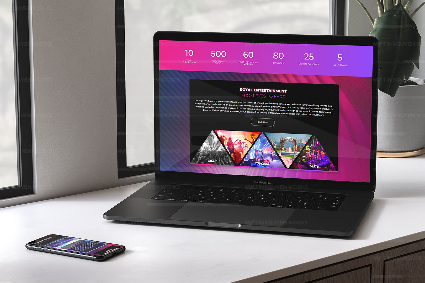 Royal Entertainment – Website giới thiệu doanh nghiệp